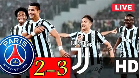 juventus vs psg champions league